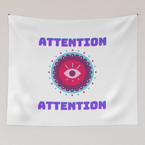 Item preview, Attention Attention designed and sold by Bhaktibrands.
