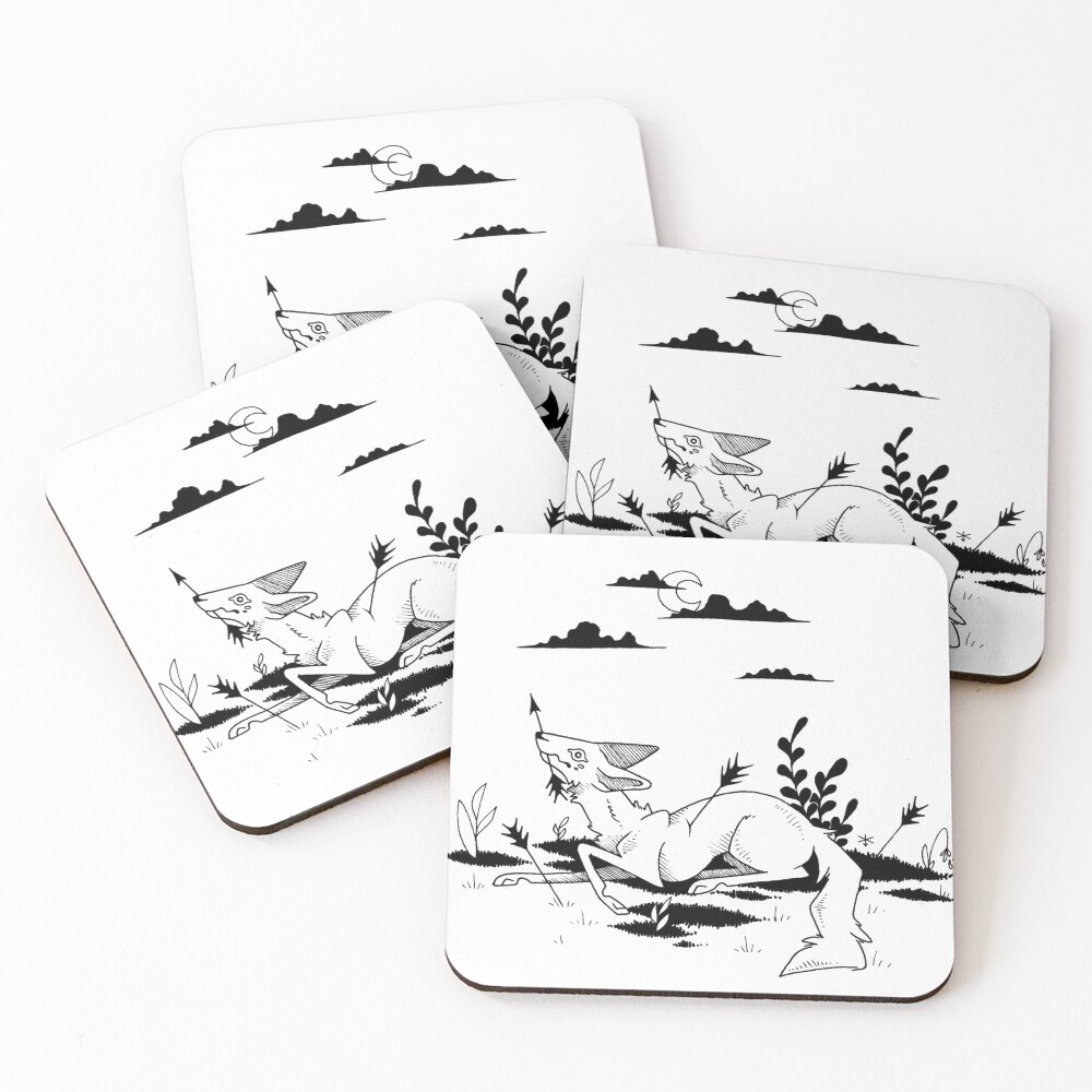 Item preview, Coasters (Set of 4) designed and sold by cryptixotic.