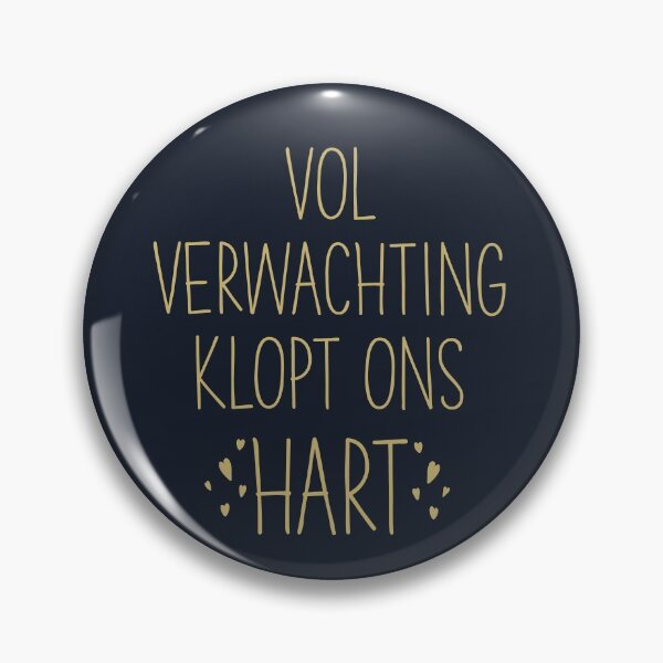 Item preview, Vol verwachting klopt ons hart designed and sold by JokeGysen.