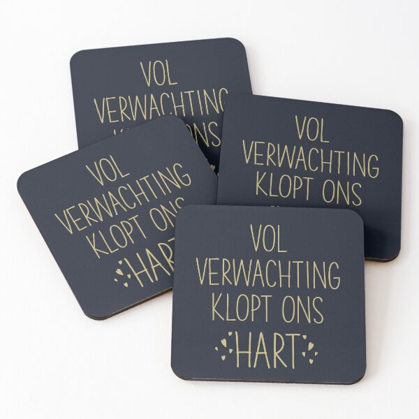 Item preview, Vol verwachting klopt ons hart designed and sold by JokeGysen.