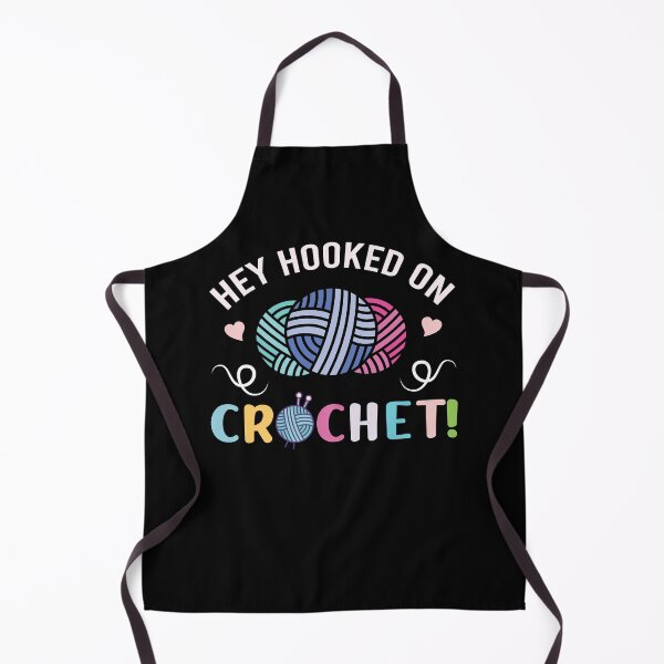 Item preview, Crochet Yarn Lovers Hey Hooked On Crochet! Funny Crocheting designed and sold by tomtomd.