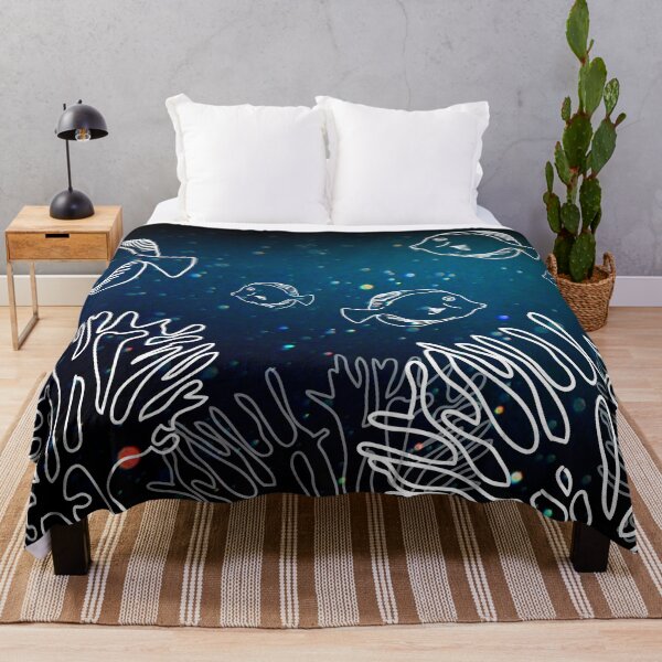 Item preview, SEA LOVE - BLACK - MINIMALIST - FISHES - TROPICAL FISHES designed and sold by Tropical Blood.