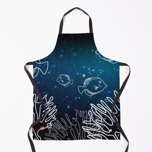 Item preview, SEA LOVE - BLACK - MINIMALIST - FISHES - TROPICAL FISHES designed and sold by Tropical Blood.