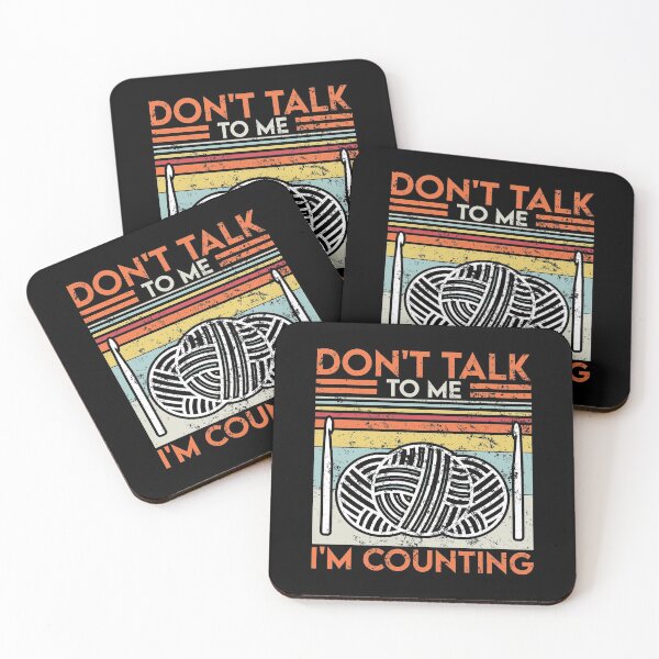 Item preview, Crochet Yarn Lovers Don`t Talk To Me Funny Crocheting designed and sold by tomtomd.