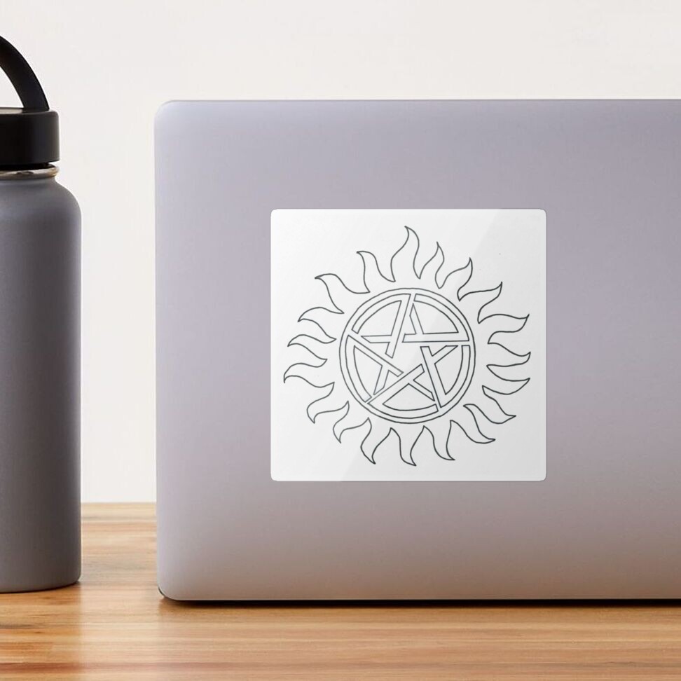 Supernatural Anti-Possession Symbol Sticker for Sale by FanartAft