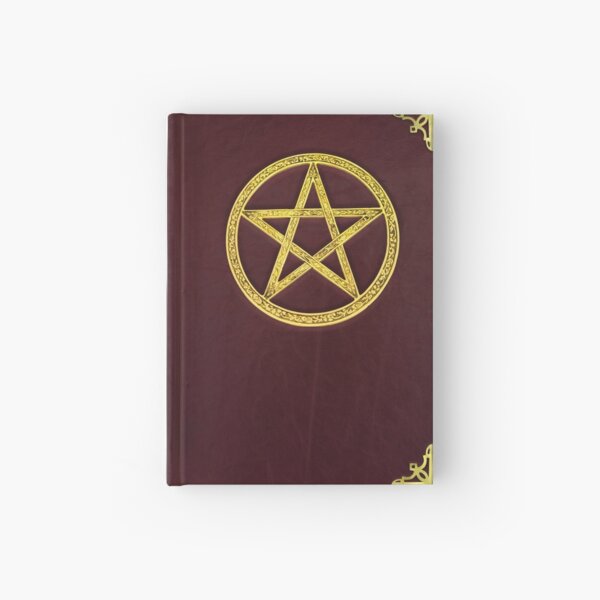 Book of Shadows - Red leather and Brass Hardcover Journal