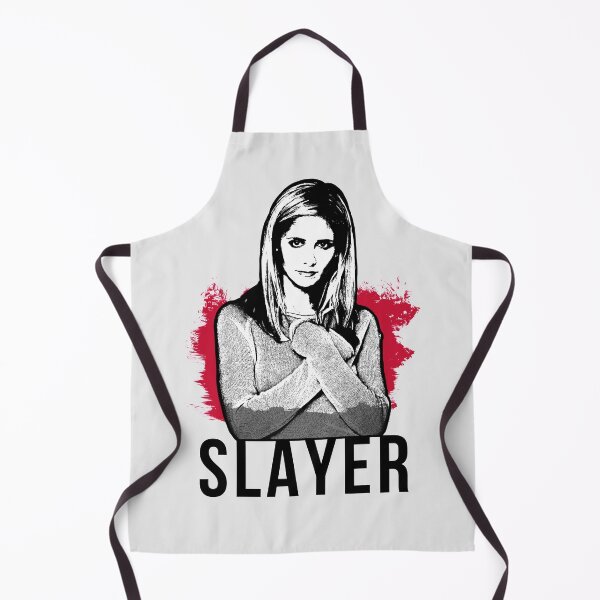 Item preview, Slayer Portrait - Red with Black Text (BtVS) designed and sold by Vixetches.