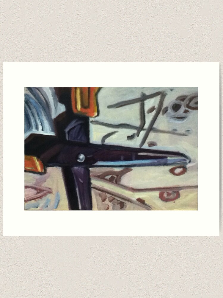 Thumbnail 1 of 3, Art Print, Scissors  designed and sold by tomoenk6.