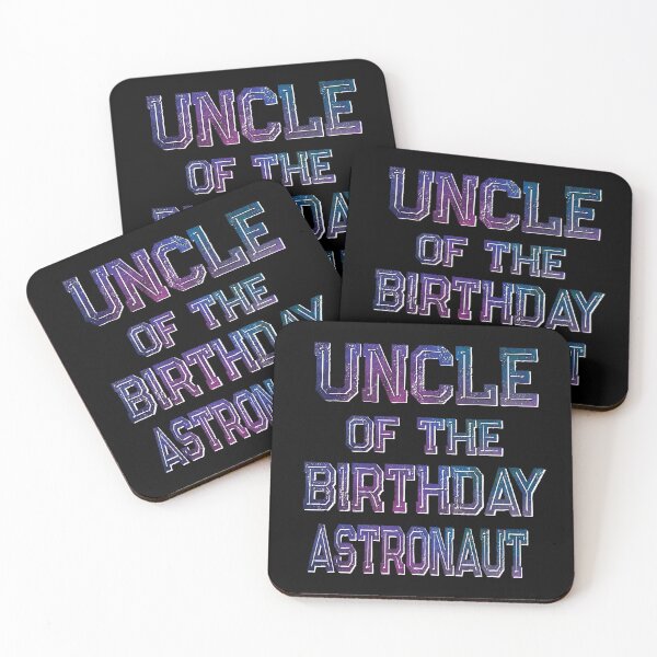 Item preview, Uncle Of The Birthday Astronaut Boy And Girl Space Theme product designed and sold by Grabitees.