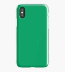 PURE COLOR-Peacock Green iPhone Case/Skin
