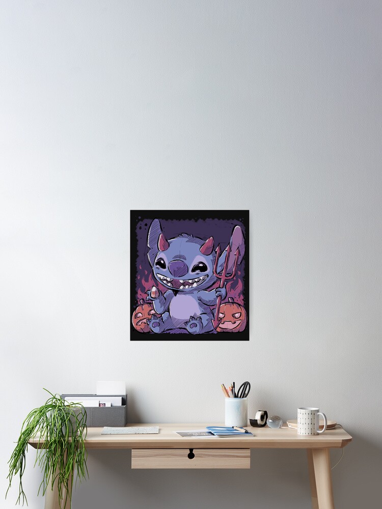 Stitch Ice Cream Poster for Sale by xMorfina