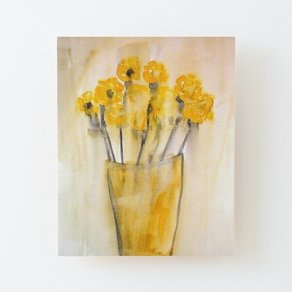 Yell Oh Wood Mounted Print