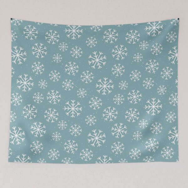 Item preview, Snowflakes Light Blue Pattern designed and sold by heyitsclara.