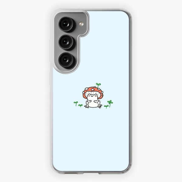 Froggy Phone Case Frog Mushroom Cover for Google Pixel 7A, 6, 7pro, 6A,  3XL, 5, Samsung Galaxy S23, S21fe, S22, A14, A54, iPhone 14, 13, 12 