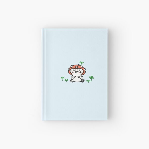 mushroom frog Hardcover Journal