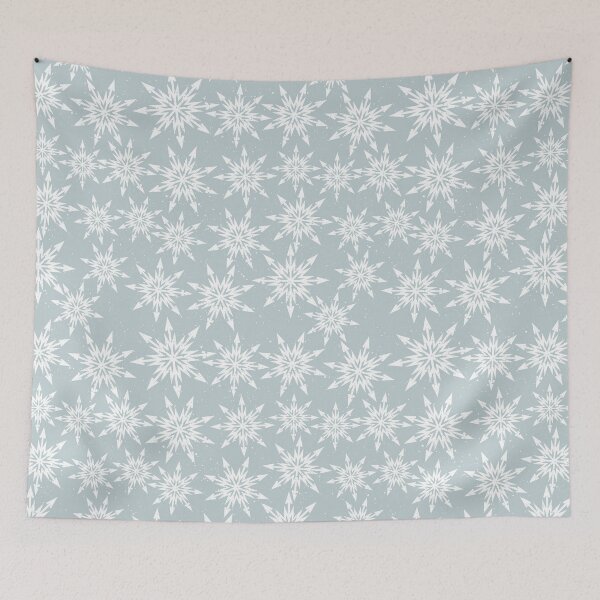 Item preview, Snowflakes and Arrows Light Blue Pattern designed and sold by heyitsclara.