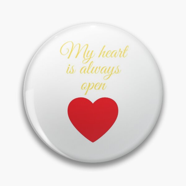 Item preview, My heart is always open - gold designed and sold by Bhaktibrands.