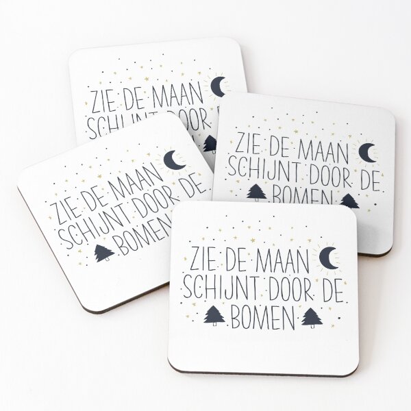 Item preview, Zie de maan schijnt door de bomen designed and sold by JokeGysen.