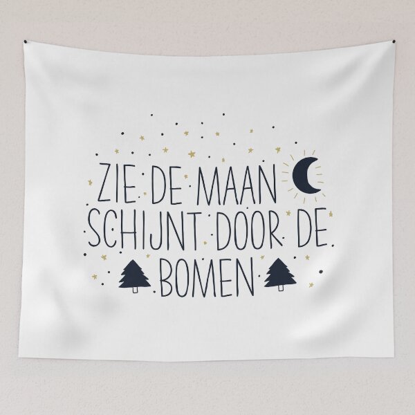 Item preview, Zie de maan schijnt door de bomen designed and sold by JokeGysen.