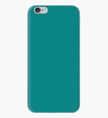 PURE COLOR-Teal iPhone-Hülle & Cover
