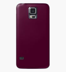 PURE COLOR-Burgundy Case/Skin for Samsung Galaxy