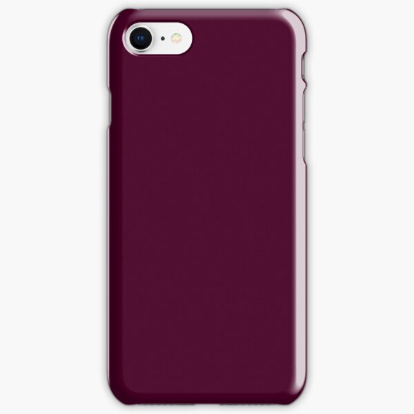 PURE COLOR-Burgundy iPhone Snap Case