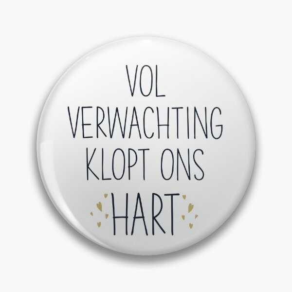 Item preview, Vol verwachting klopt ons hart designed and sold by JokeGysen.