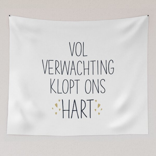 Item preview, Vol verwachting klopt ons hart designed and sold by JokeGysen.