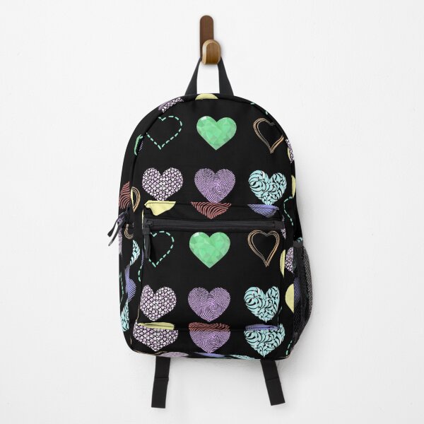 Item preview, Pastel Rainbow cute hearts pack 4 designed and sold by everything4eva.