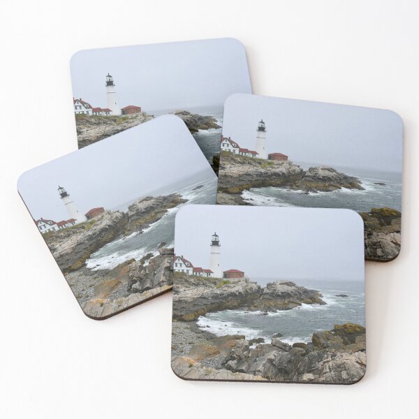 Item preview, Portland Head Lighthouse (foggy morning) designed and sold by Poete100.