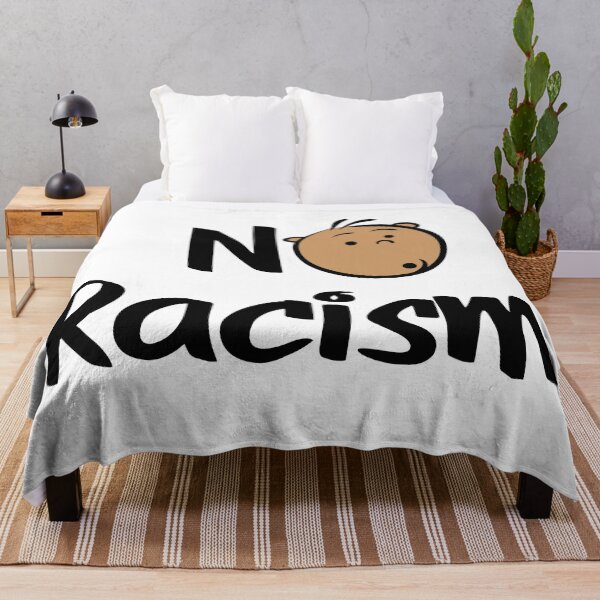 Item preview, No Racism No Hate Kid Art Cartoon Unity Love Everyone designed and sold by ProjectX23.