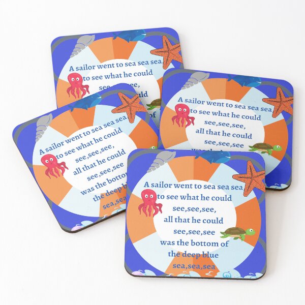 Item preview, a sailor went to sea sea sea designed and sold by amy greaves.