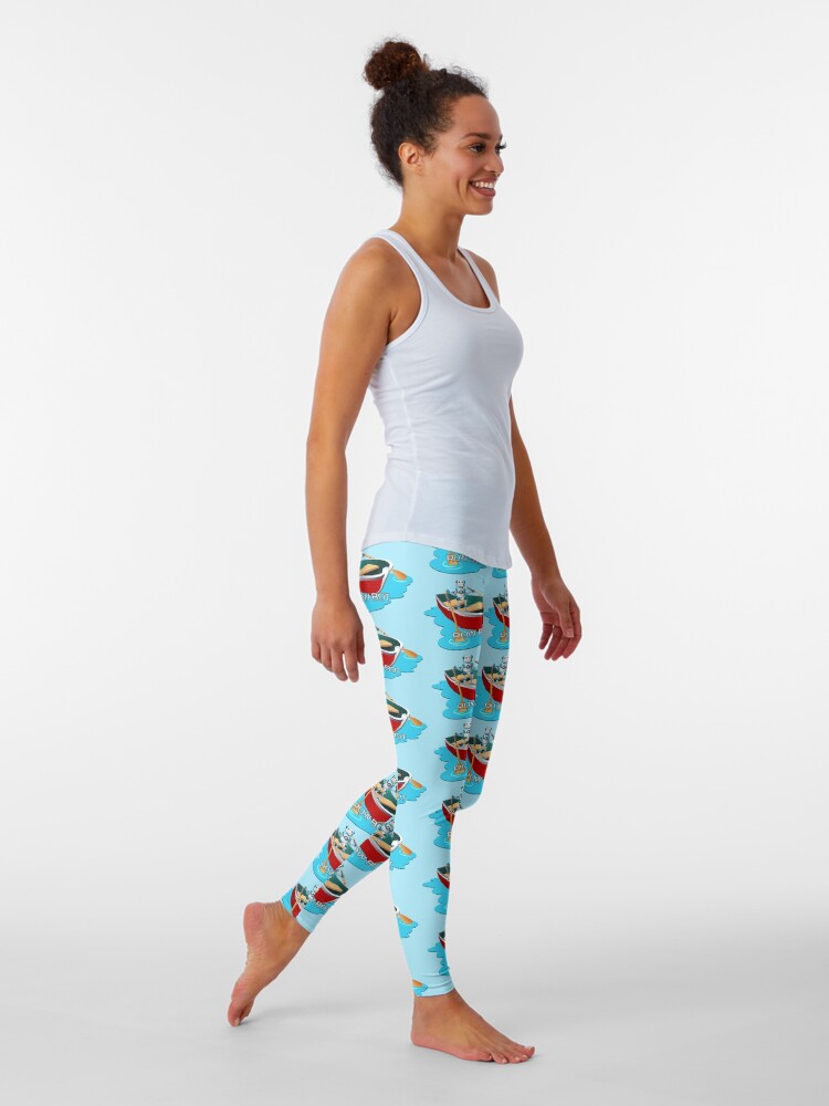 Alternate view of Row Bot. Leggings