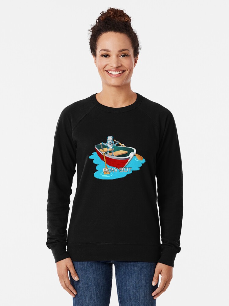 Alternate view of Row Bot. Lightweight Sweatshirt