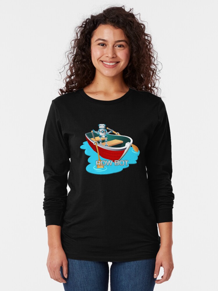 Alternate view of Row Bot. Long Sleeve T-Shirt