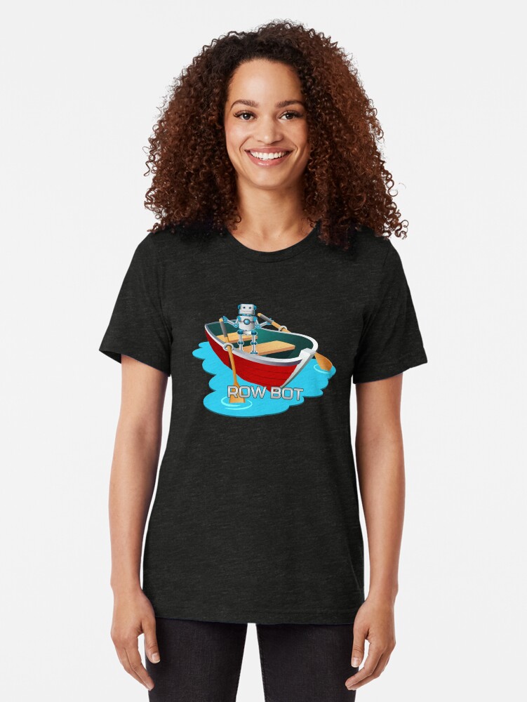 Alternate view of Row Bot. Tri-blend T-Shirt