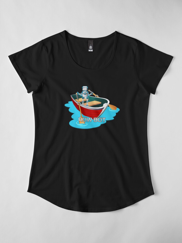 Alternate view of Row Bot. Premium Scoop T-Shirt