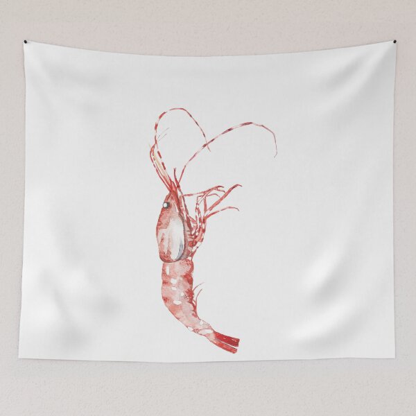 Item preview, Watercolour Shrimp designed and sold by Miguel Di Diego.