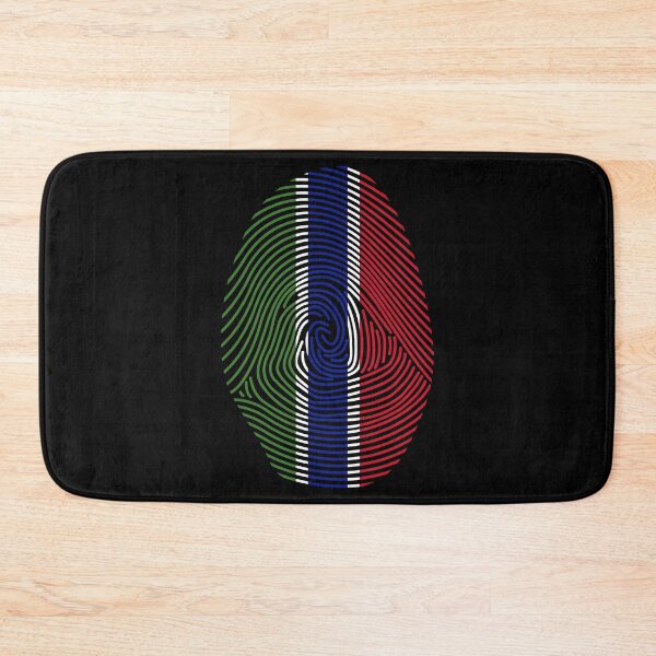 Item preview, Personalized Gift Gambia Fingerprint designed and sold by Nessshirts.