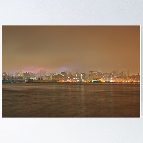 Item preview, Fog Bound Manhattan On The Hudson designed and sold by pmarella.