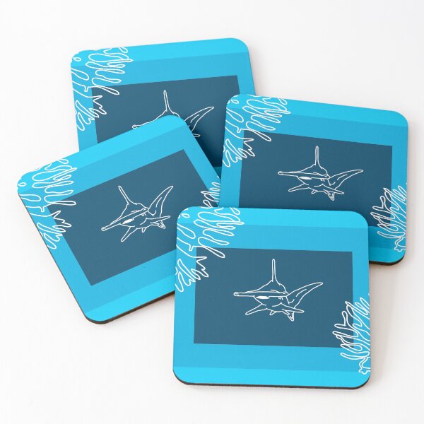 Item preview, hammerhead shark - SEA - LOVE - DECORATION - SEA ART - LOVE FOR THE SEA - POSTER ABOUT THE SEA  designed and sold by Tropical Blood.