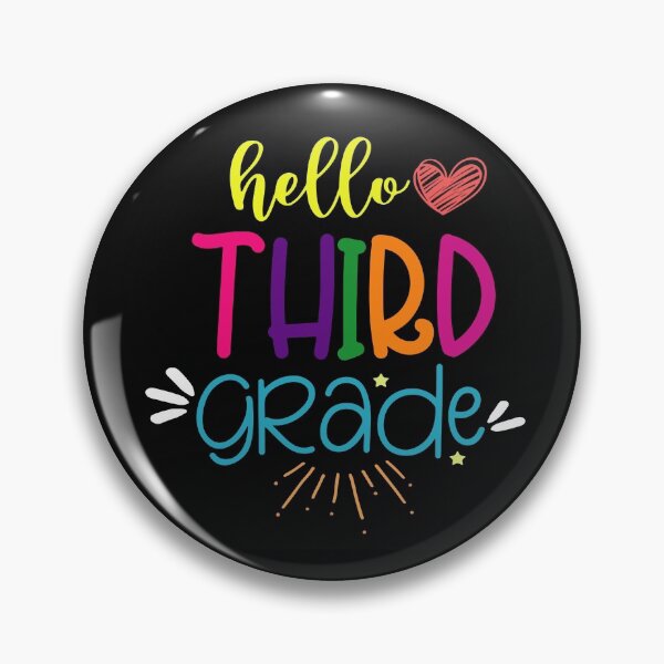 Item preview, Hello Third Grade designed and sold by BonsaiCrafts.