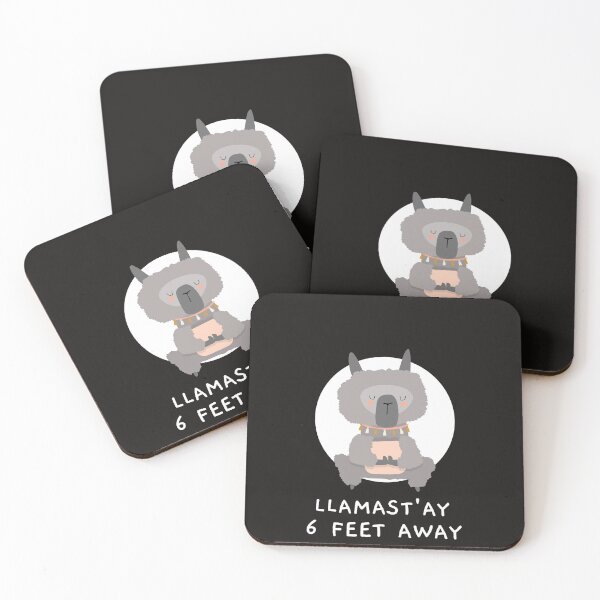 Item preview, Llamastay 6 feet away funny Essential T-Shirt  designed and sold by Glike.