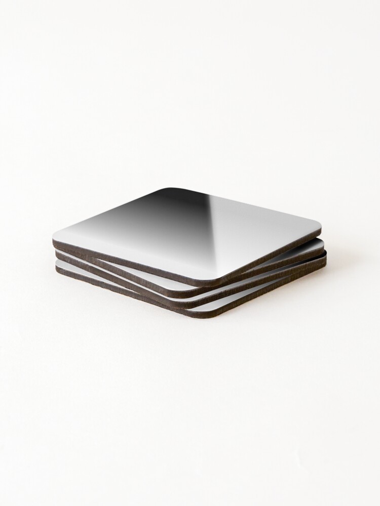 Thumbnail 4 of 5, Coasters (Set of 4), Simple Black Gradation designed and sold by Adisak-designs.