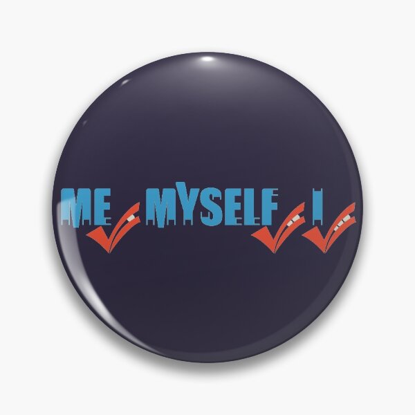 Item preview, ME.MYSELF.I (blue / red) designed and sold by CatMaGo.