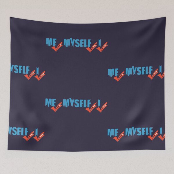 Item preview, ME.MYSELF.I (blue / red) designed and sold by CatMaGo.