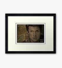 Captain Tightpants Framed Print