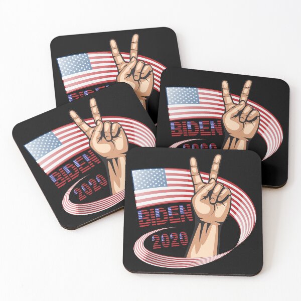 Item preview, BIDEN 2020 , BIDENHARRIS 2020 , American Flag , Victory Sign  designed and sold by Smart Collection .