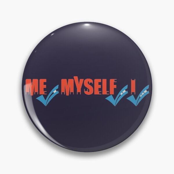 Item preview, ME.MYSELF.I (red / blue) designed and sold by CatMaGo.
