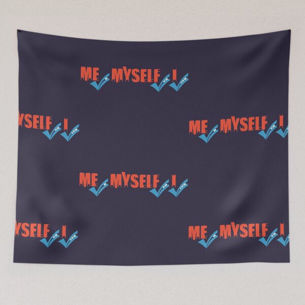 Item preview, ME.MYSELF.I (red / blue) designed and sold by CatMaGo.